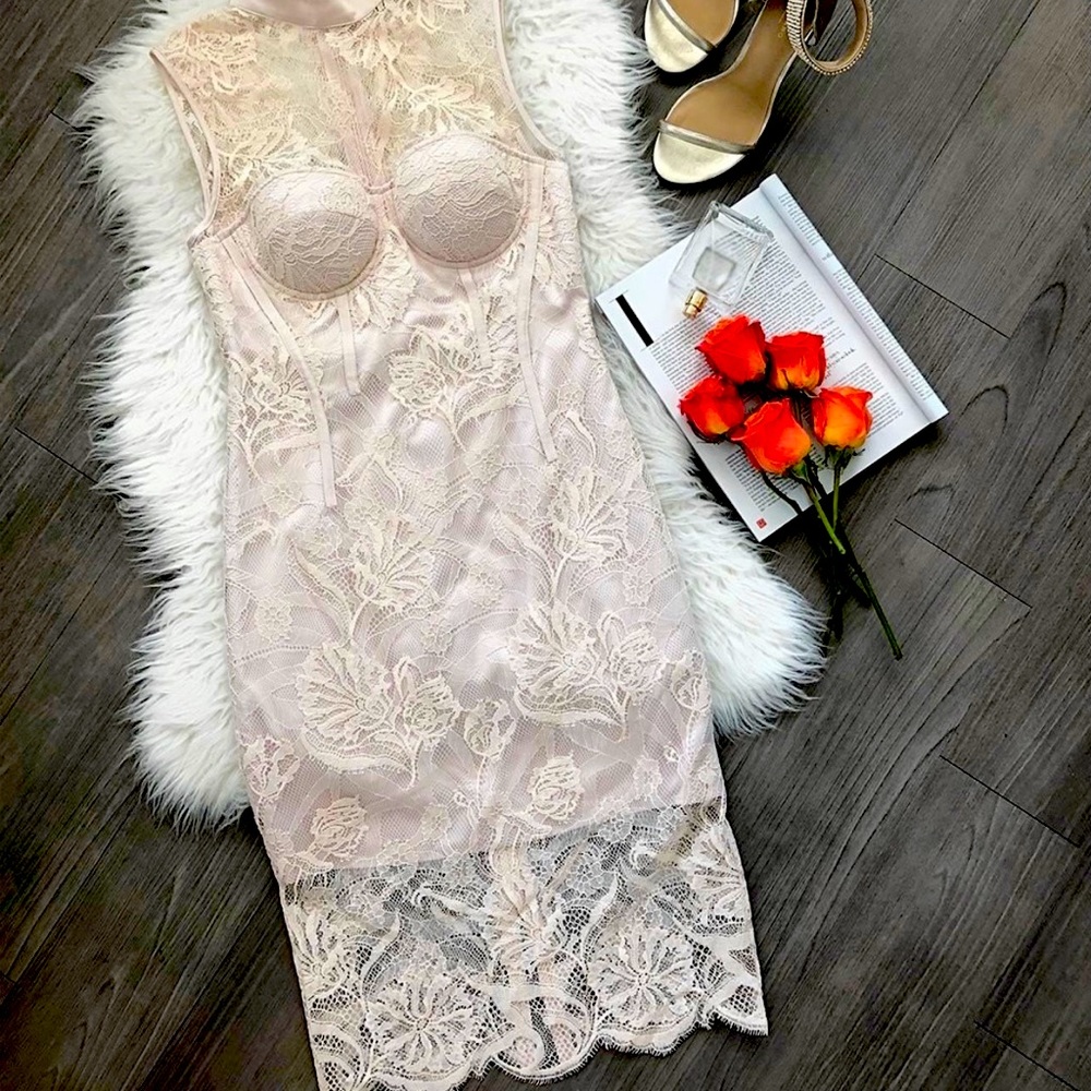 Marciano Midi Mesh Dress 🤎